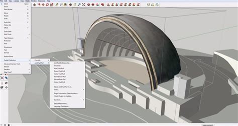 How to Push/Pull Curved Surfaces in Sketchup