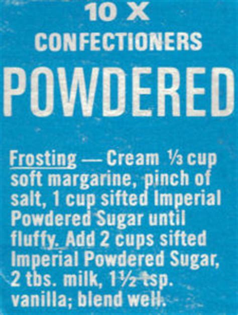 Imperial Powdered Sugar Frosting Recipe « RecipeCurio.com