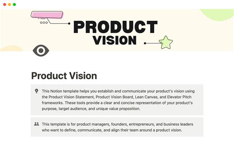 Product Strategy: Templates | Notion Template