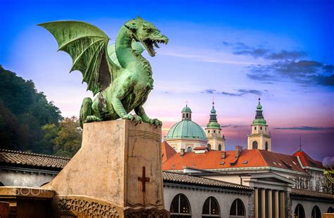 The Dragon Bridge , Ljubljana i,Slovenia. | Ljubljana, Magical places ...