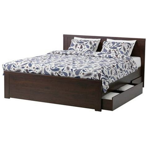 Wooden Queen Size Bed Frame Ikea - Hanaposy