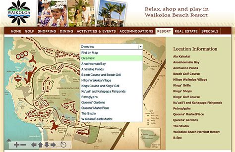 Waikoloa Beach Resort's New Site Features Video - Gum Design