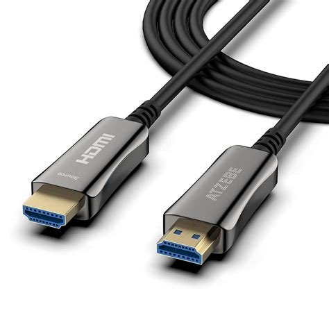 Buy ATZEBE Fiber Optic HDMI Cable 60ft, Fiber HDMI Cable Supports 4K ...