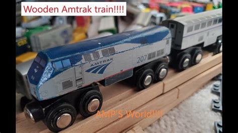 Amtrak Trains!! Playing with my Amtrak toy train set! - YouTube