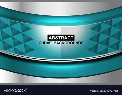 Blue curve background Royalty Free Vector Image