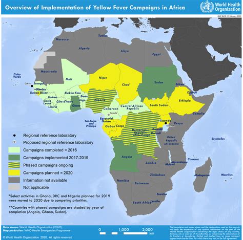 Yellow Fever Map Africa – Topographic Map of Usa with States