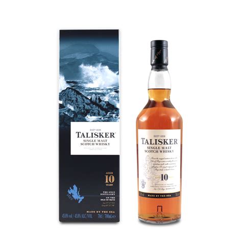 Talisker 10 YO Single Malt Scotch Whisky 0.7L (45.8% Vol.) - Talisker ...