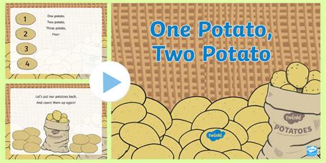 One Potato, Two Potato Song PowerPoint (Teacher-Made)