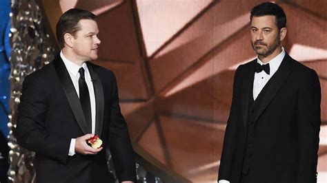 LOL! Matt Damon Crashes the Emmys to Roast 'Big Loser' Jimmy Kimmel ...