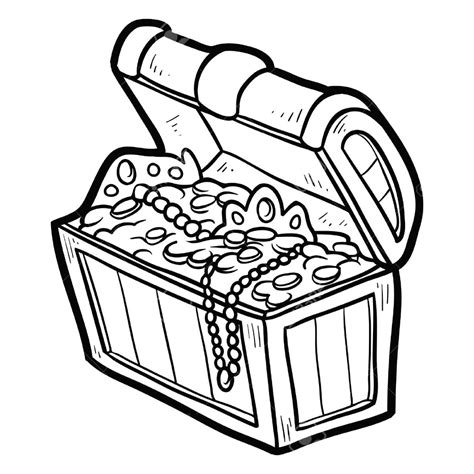 Treasure Chest Clipart Black And White - ClipArt Best