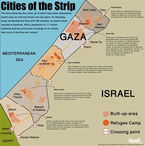 Cities of the Gaza Strip [1978p×2004] : r/MapPorn