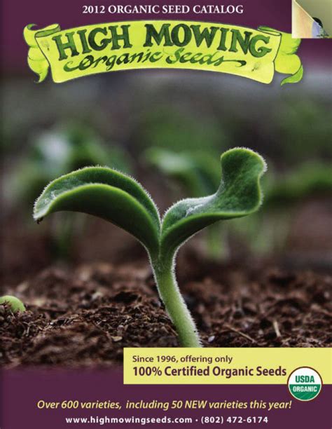 Catalog Review: High Mowing Organic Seeds - Fine Gardening