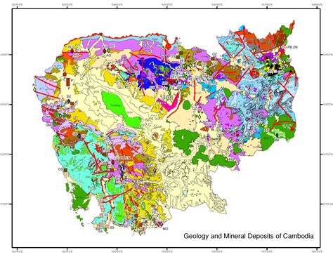 Geological Map of Cambodia