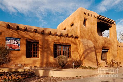 Facade of New Mexico Museum of Art II - Santa Fe New Mexico Photograph ...