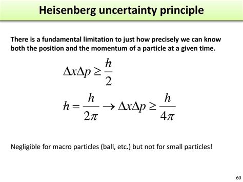 Heisenberg principle for dummies - fairlopi