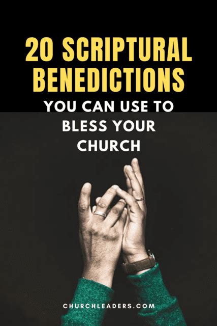 20 Scriptural Benedictions You Can Use to Bless Your Church