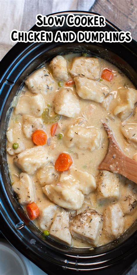 Easy Slow Cooker Chicken and Dumplings Recipe - The Magical Slow Cooker