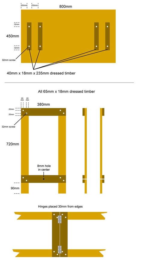 How to make a trestle table