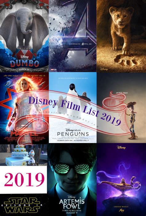 2019 Walt Disney Studios Motion Pictures Slate Is FASCINATING ...