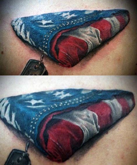 Top 60 Best American Flag Tattoos For Men - USA Designs