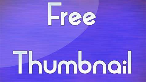 Free Thumbnail Template! - YouTube