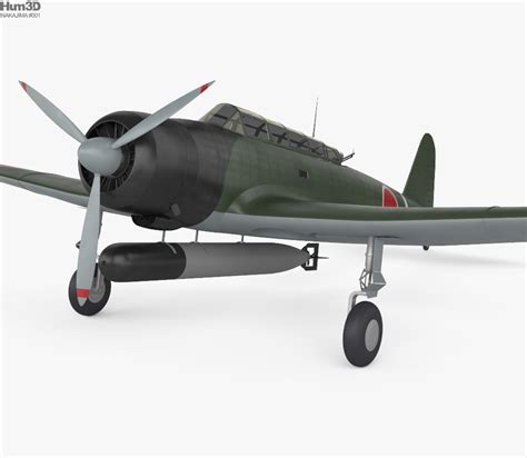 Nakajima B5N 3D model - Aircraft on Hum3D