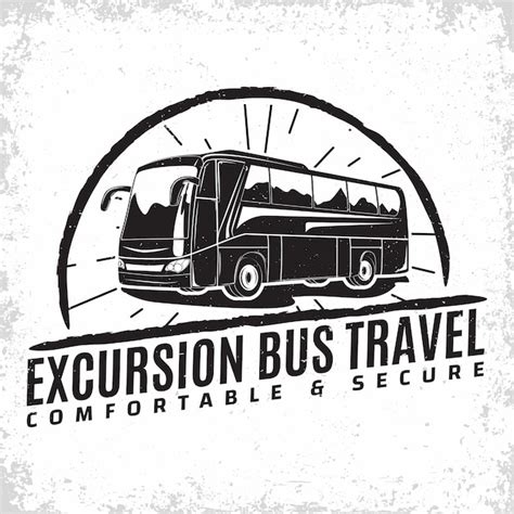 Premium Vector | Bus travel company logo design