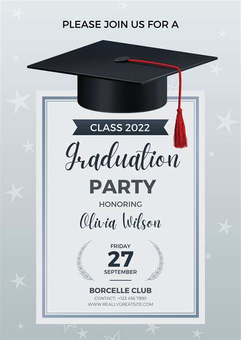 Graduation Party Invitation Wording In Spanish