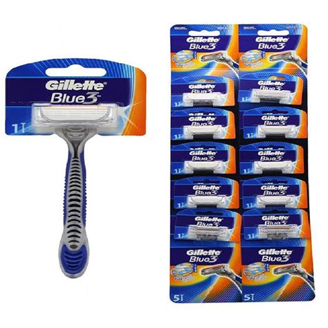 Gillette Blue3 Razor for Men – 10 Count – Semt Gıda