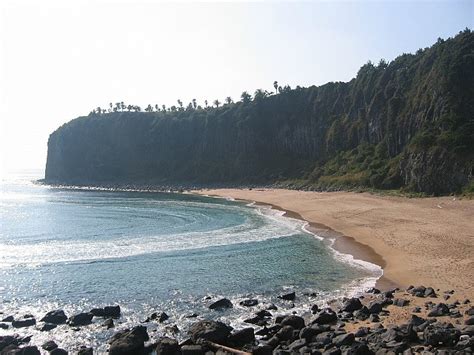 Most beautiful beaches in the world | Jungmun Beach on Jeju Island in ...