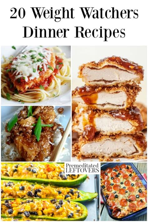 20 Weight Watchers Dinner Recipes with SmartPoints