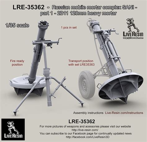 Russian mobile mortar complex SANI - part 1 - 2B11 120mm mortar - New ...