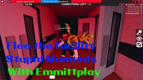 Roblox Flee The Facility Stupid Moments - YouTube