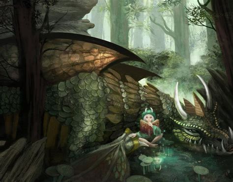 The forest dragon by aStripedUnicorn on deviantART | Dragon pictures ...