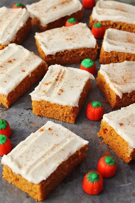 This is a Libby's pumpkin bars recipe with homemade melt-in-your-mouth ...