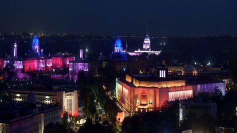 New Parliament building at night: Check stunning photos of new Sansad ...