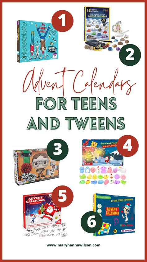 The Best Advent Calendars For Teens and Tweens this Christmas