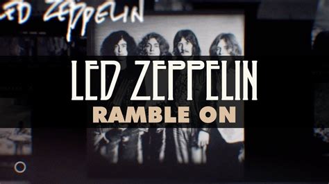 Led Zeppelin - Ramble On Chords - Chordify