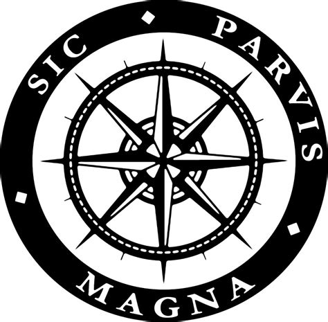 Sic Parvis Magna: Stickers | Redbubble