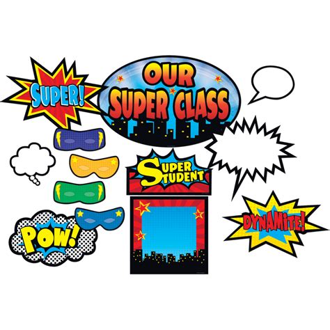 Superhero Bulletin Board Display Set - TCR5568 | Teacher Created Resources