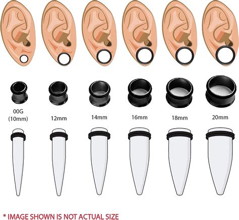 Aggregate 84+ earring gauge sizes latest - 3tdesign.edu.vn