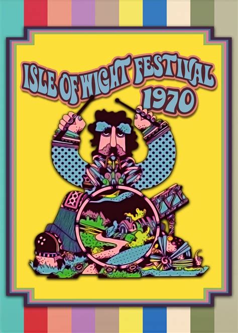 'Isle Of Wight Festival' Poster by Rhinto Pow | Displate