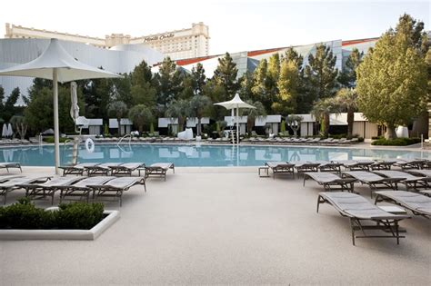 A High-Performance Pool Deck at Aria Resort and Casino in Las Vegas ...