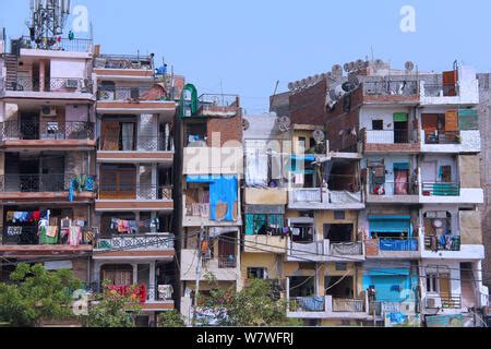 Middle class houses, New Delhi, India Stock Photo - Alamy