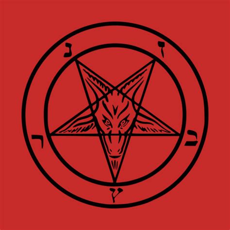 Baphomet pentagram - Satanic - T-Shirt | TeePublic