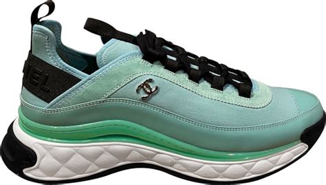 Chanel Light Blue-Green Sneakers (SS20) | Incorporated Style