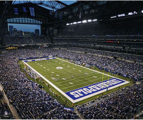 Indianapolis Colts Unsigned Lucas Oil Stadium Photograph - Walmart.com ...