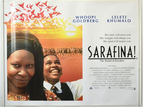 SARAFINA ! (1992) Original Quad Movie Poster - Whoopi Goldberg, Leleti ...