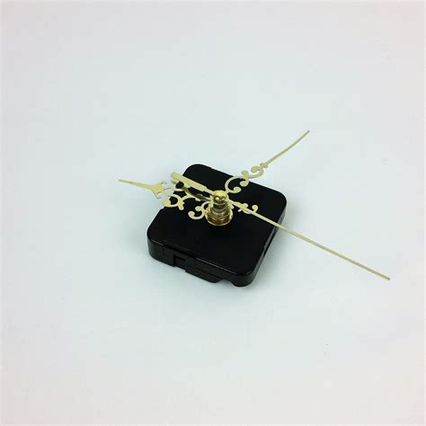 1 Quartz Clock Movement Mechanism and Serpentine Style Brass Colored ...