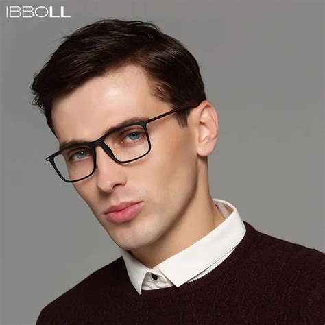 ibboll Fashion Eye Glasses Frames for Men Square Optical Glasses Frame ...